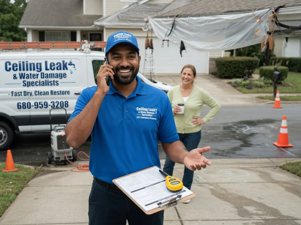 Ceiling Leak Cleanup Roxobel, NC FAQs